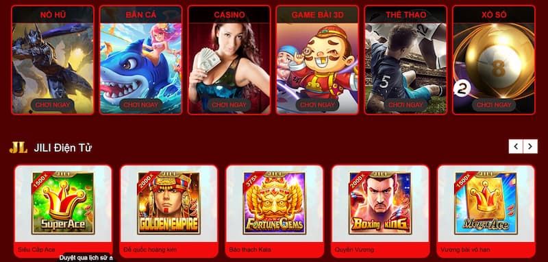 Hàng tá sảnh game độc quyền, đặc sắc và hấp dẫn bậc nhất 